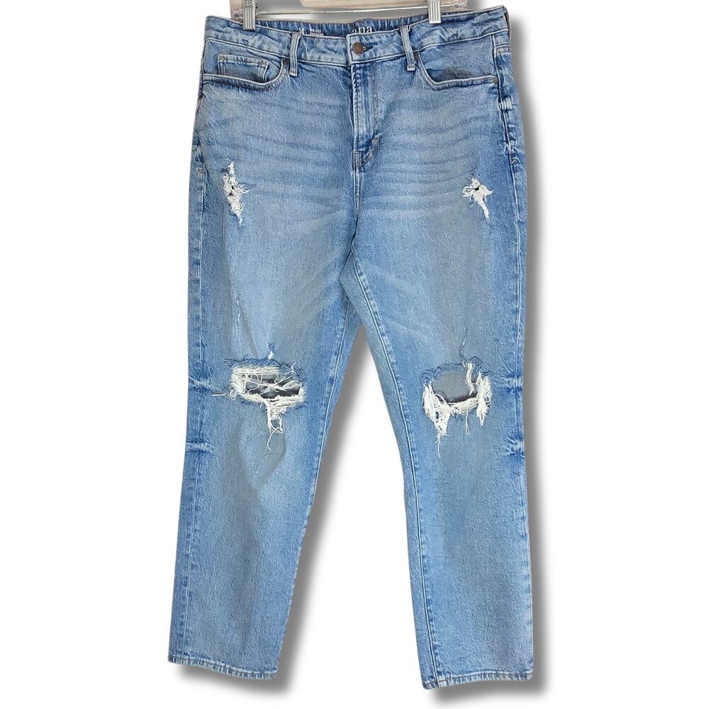 Women's Size 14 Mid-Rise Boyfriend Jeans by ANA A New Approach